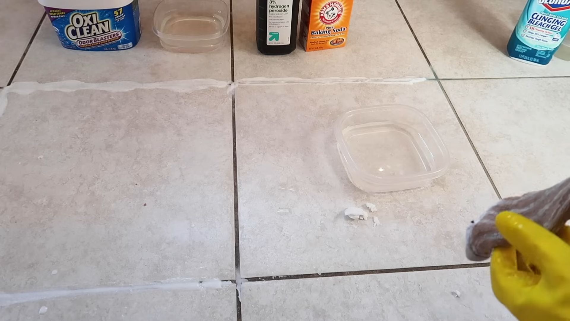 Grout cleaning Oxiclean vs gel