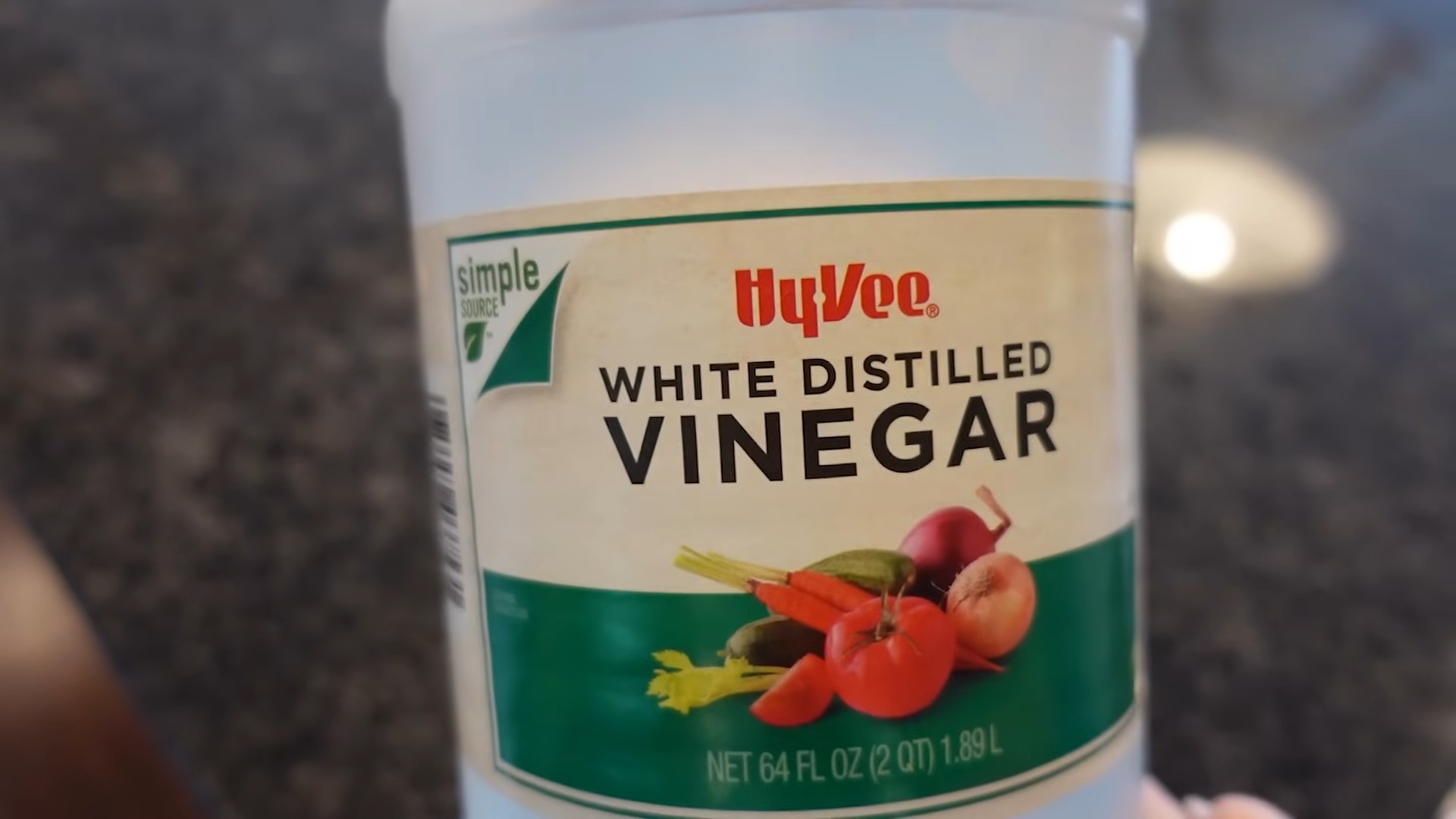 Clean Frying Pan with Vinegar