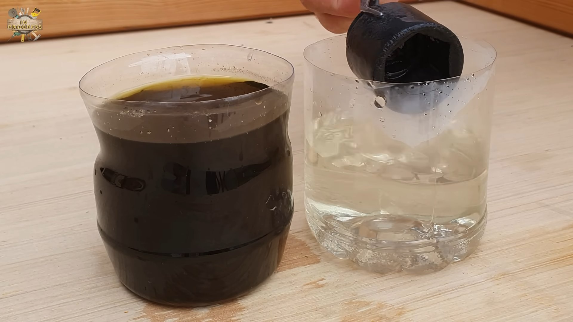 Salt and peroxide cleaner